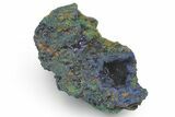 Sparkling Azurite and Malachite Crystal Association - China #217645-2